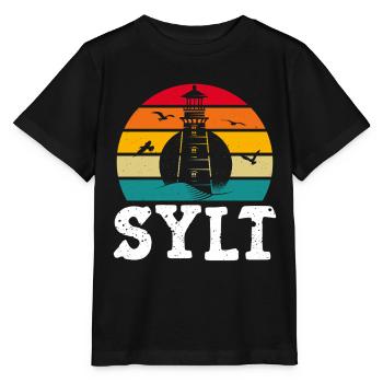 Vacances à la mer du Nord SYLT ÎLE DE LA MER DU NORD Fun - T-shirt bio MINI CREATOR Stanley/Stella Enfant - noir - Devant - Mikhail (115cm)