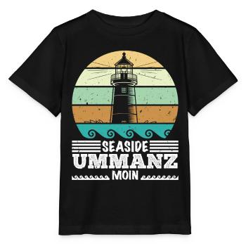 Baltic Sea Holiday SEASIDE UMMANZ MOIN Funny - Stanley/Stella MINI CREATOR Kids’ T-Shirt - black - Front - Mikhail (115cm)