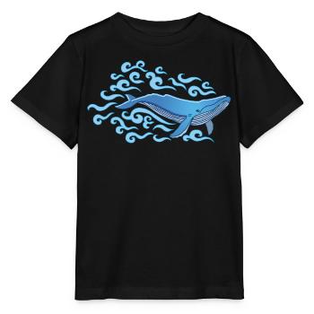 Der Blauwal - Stanley/Stella Kinder T-Shirt MINI CREATOR  - Schwarz - Vorne - Mikhail (115cm)