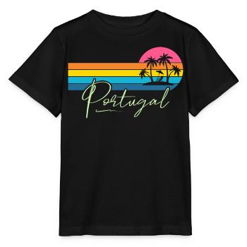 Portugal - Stanley/Stella MINI CREATOR Kids’ T-Shirt - black - Front - Mikhail (115cm)