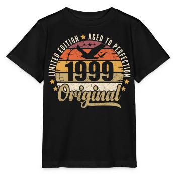 1999 Cadeau d'anniversaire 1999 Original 1999 - T-shirt bio MINI CREATOR Stanley/Stella Enfant - noir - Devant - Mikhail (115cm)