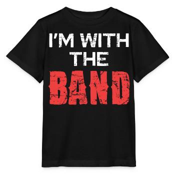 Je suis avec le groupe - T-shirt bio MINI CREATOR Stanley/Stella Enfant - noir - Devant - Mikhail (115cm)
