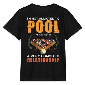 Passion pour la piscine : fermement connecté - T-shirt bio MINI CREATOR Stanley/Stella Enfant - noir - Devant - Mikhail (115cm)