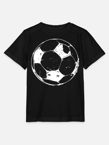 Fußball Zeichnung - Stanley/Stella Kinder T-Shirt MINI CREATOR  - Schwarz