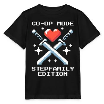Co-Op Mode: Stepfamily Edition | Patchwork - Stanley/Stella MINI CREATOR Kids’ T-Shirt - black - Front - Mikhail (115cm)
