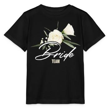Team bride - Stanley/Stella Kinder T-Shirt MINI CREATOR  - Schwarz - Vorne - Mikhail (115cm)