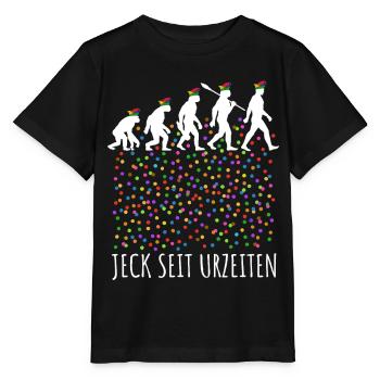 Homo Carnival | Jeck since time immemorial, Shrovetide - Stanley/Stella MINI CREATOR Kids’ T-Shirt - black - Front - Mikhail (115cm)