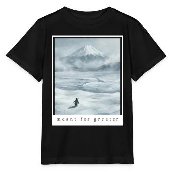 Penguin meant for greater - But Why - Stanley/Stella MINI CREATOR Kids’ T-Shirt - black - Front - Mikhail (115cm)