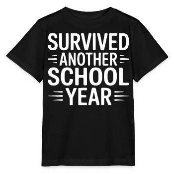 Survivre à un autre projet d’année scolaire - T-shirt bio MINI CREATOR Stanley/Stella Enfant - noir - Devant - Mikhail (115cm)