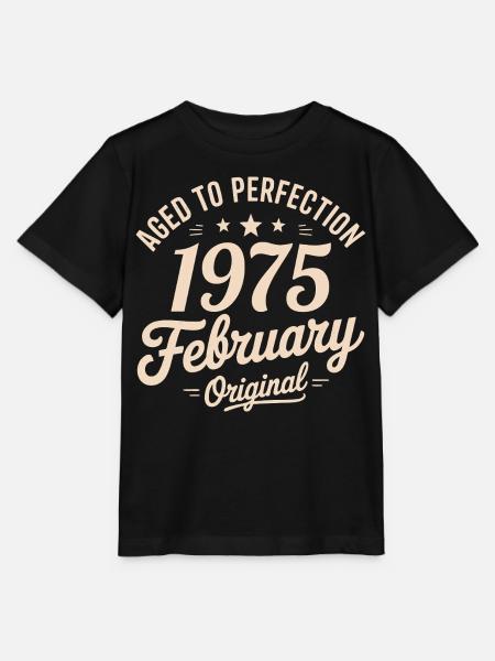 Februar 1975 – Februar 1975 - Stanley/Stella Kinder T-Shirt MINI CREATOR - Schwarz