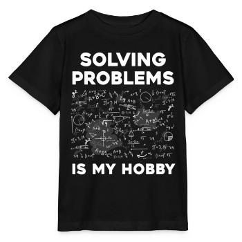 Rätsel lösen ist mein Hobby - Stanley/Stella Kinder T-Shirt MINI CREATOR  - Schwarz - Vorne - Mikhail (115cm)