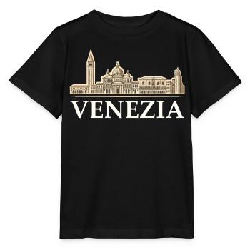 Sensation Venezia - T-shirt bio MINI CREATOR Stanley/Stella Enfant - noir - Devant - Mikhail (115cm)