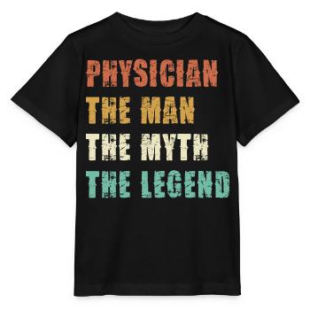 Doctor Myth Legend Shirt - Stanley/Stella MINI CREATOR Kids’ T-Shirt - black - Front - Mikhail (115cm)