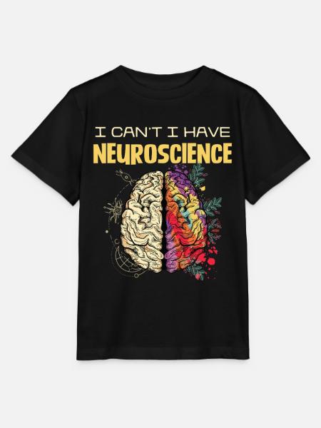Neuroscience Gehirnfarben Design - Stanley/Stella Kinder T-Shirt MINI CREATOR - Schwarz