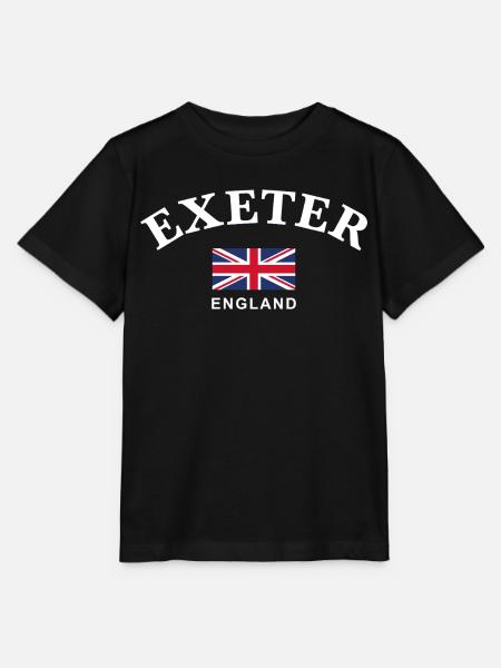 Exeter, England - Stanley/Stella Kinder T-Shirt MINI CREATOR  - Schwarz