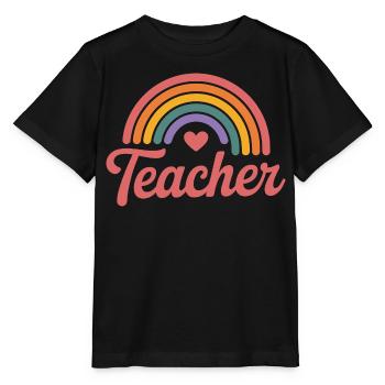 Teacher - Stanley/Stella Kinder T-Shirt MINI CREATOR  - Schwarz - Vorne - Mikhail (115cm)