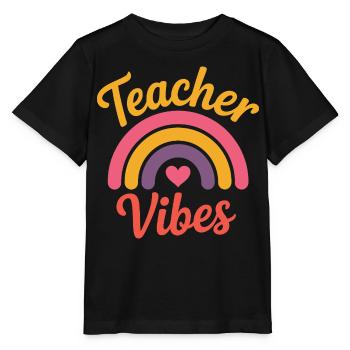 ambiance enseignante - T-shirt bio MINI CREATOR Stanley/Stella Enfant - noir - Devant - Mikhail (115cm)