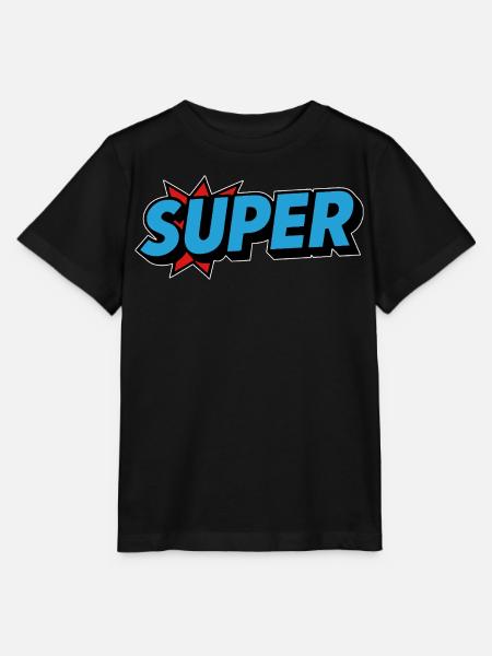 Super Retro oldschool Schriftzug - Stanley/Stella Kinder T-Shirt MINI CREATOR - Schwarz