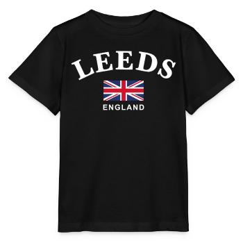 Leeds, England - Stanley/Stella Kinder T-Shirt MINI CREATOR  - Schwarz - Vorne - Mikhail (115cm)