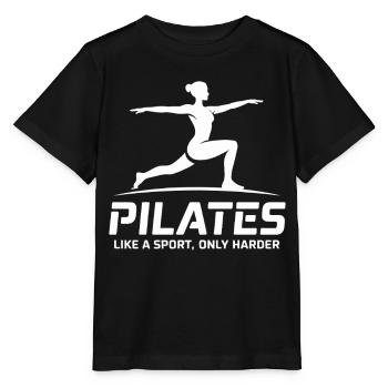 Pilates like sport – harder - Stanley/Stella MINI CREATOR Kids’ T-Shirt - black - Front - Mikhail (115cm)