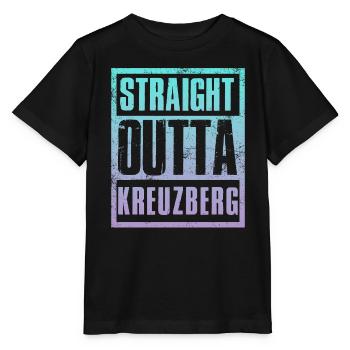 Tout droit sorti de Kreuzberg - T-shirt bio MINI CREATOR Stanley/Stella Enfant - noir - Devant - Mikhail (115cm)