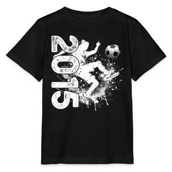 11. Geburtstag Jahrgang 2015 11 Jahre Fußball - Stanley/Stella Kinder T-Shirt MINI CREATOR  - Schwarz - Vorne - Mikhail (115cm)