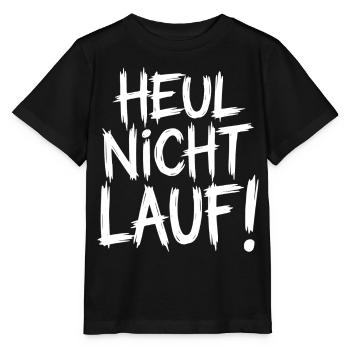 Heul nicht Lauf! - Stanley/Stella Kinder T-Shirt MINI CREATOR  - Schwarz - Vorne - Mikhail (115cm)