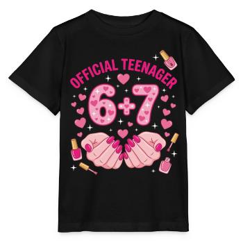 Offizieller Teenager Hearts & Nails 67 13. Geburtstag - Stanley/Stella Kinder T-Shirt MINI CREATOR  - Schwarz - Vorne - Mikhail (115cm)