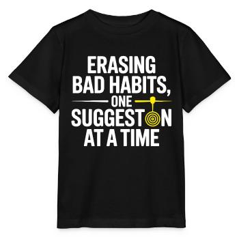Hypnotist Erasing Bad Habits One Suggestion Pro  - Stanley/Stella MINI CREATOR Kids’ T-Shirt - black - Front - Mikhail (115cm)
