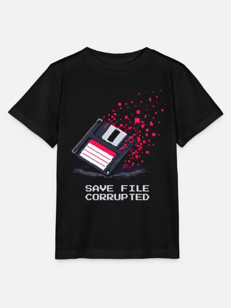 Save File kaputt | Bestatter Ironie - Stanley/Stella Kinder T-Shirt MINI CREATOR  - Schwarz
