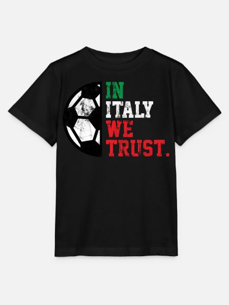 In Italia we trust - Stanley/Stella Kinder T-Shirt MINI CREATOR - Schwarz