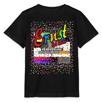Ernst has a break from broadcasting today | Test Picture Costume - Stanley/Stella MINI CREATOR Kids’ T-Shirt - black - Front - Mikhail (115cm)