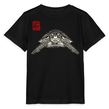 Turtle Asian - Stanley/Stella MINI CREATOR Kids’ T-Shirt - black - Front - Mikhail (115cm)