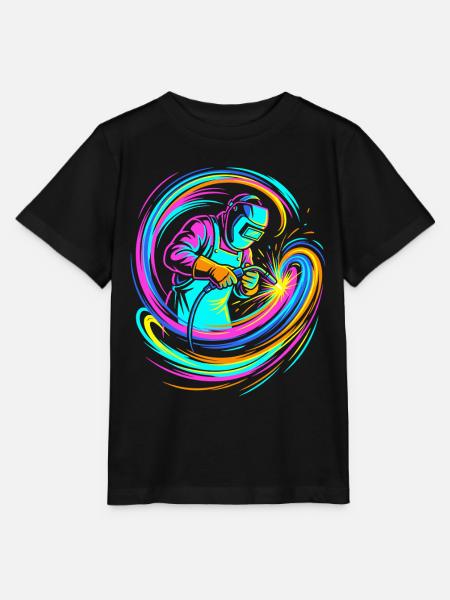 Schweißer - Stanley/Stella Kinder T-Shirt MINI CREATOR - Schwarz