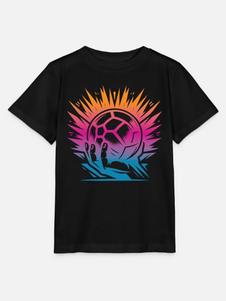 Handball - T-shirt bio MINI CREATOR Stanley/Stella Enfant - noir