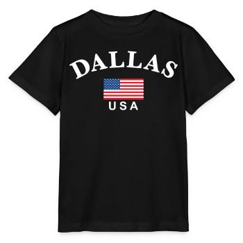 Dallas, USA - Stanley/Stella Kinder T-Shirt MINI CREATOR  - Schwarz - Vorne - Mikhail (115cm)