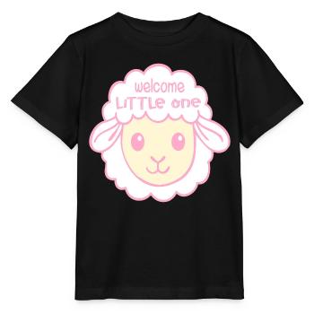 Willkommen Baby-Geburtsschafe - Stanley/Stella Kinder T-Shirt MINI CREATOR  - Schwarz - Vorne - Mikhail (115cm)