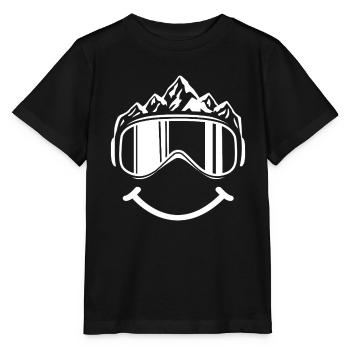 Snowboarding  - T-shirt bio MINI CREATOR Stanley/Stella Enfant - noir - Devant - Mikhail (115cm)