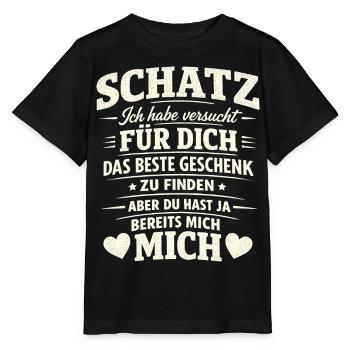 Irony Couple Sarcastic Gift - Stanley/Stella MINI CREATOR Kids’ T-Shirt - black - Front - Mikhail (115cm)