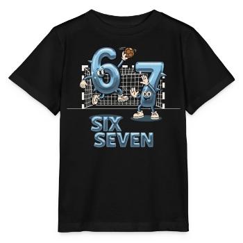 67 Six Six Y3K Handball - T-shirt bio MINI CREATOR Stanley/Stella Enfant - noir - Devant - Mikhail (115cm)