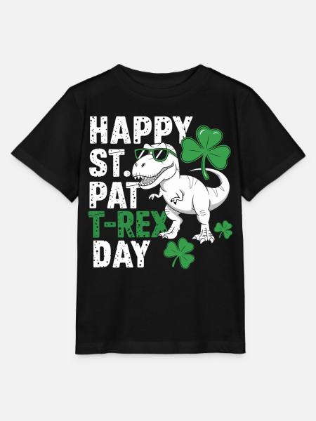 St Patrick's Rex Day Tee - Stanley/Stella Kinder T-Shirt MINI CREATOR  - Schwarz