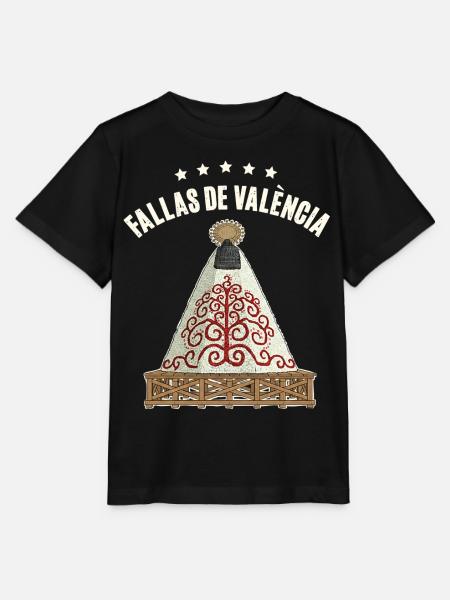 Fallas De Valencia Blumen - Stanley/Stella Kinder T-Shirt MINI CREATOR  - Schwarz