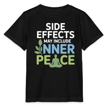 Naturopathe Effets secondaires Professionnel de la paix intérieure - T-shirt bio MINI CREATOR Stanley/Stella Enfant - noir - Devant - Mikhail (115cm)