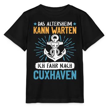 Opa ALTERSHEIM KANN WARTEN ICH FAHR NACH - Stanley/Stella Kinder T-Shirt MINI CREATOR  - Schwarz - Vorne - Mikhail (115cm)