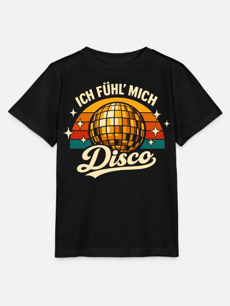 Disco Retro Party 70s Gift - Stanley/Stella MINI CREATOR Kids’ T-Shirt - black
