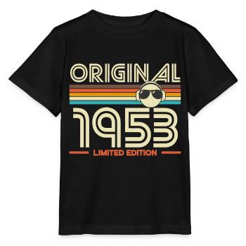 Original 1953 Retro Limited Edition - Stanley/Stella MINI CREATOR Kids’ T-Shirt - black - Front - Mikhail (115cm)