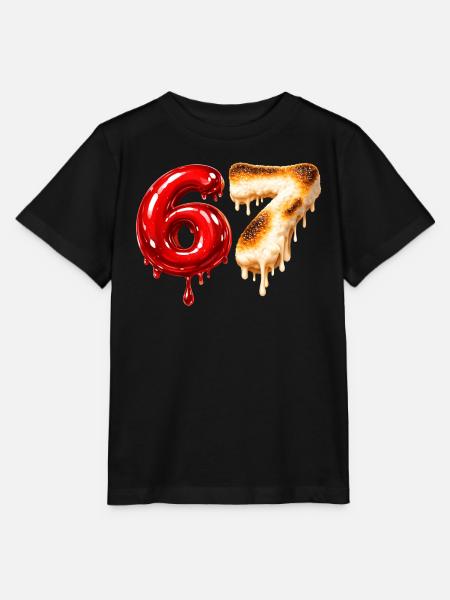 67 - 6 7 - Six Seven Meme - Stanley/Stella Kinder T-Shirt MINI CREATOR - Schwarz