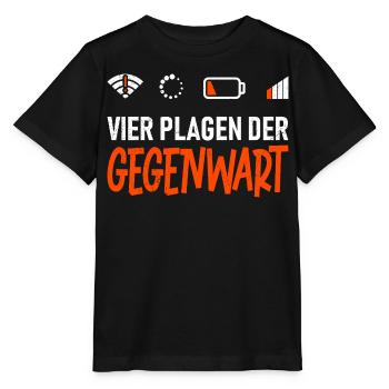 Codeur scientifique QUATRE PLAIES DU PRÉSENT DRÔLE - T-shirt bio MINI CREATOR Stanley/Stella Enfant - noir - Devant - Mikhail (115cm)