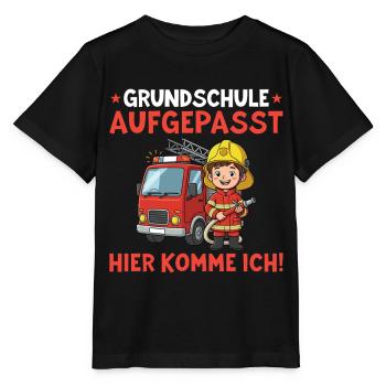 Inscription à l’école primaire Début de l’école 1ère année - T-shirt bio MINI CREATOR Stanley/Stella Enfant - noir - Devant - Mikhail (115cm)