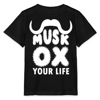 BŒUF MUSQUÉ TA VIE PHOTOGRAPHIE BŒUFS MUSQUÉS - T-shirt bio MINI CREATOR Stanley/Stella Enfant - noir - Devant - Mikhail (115cm)
